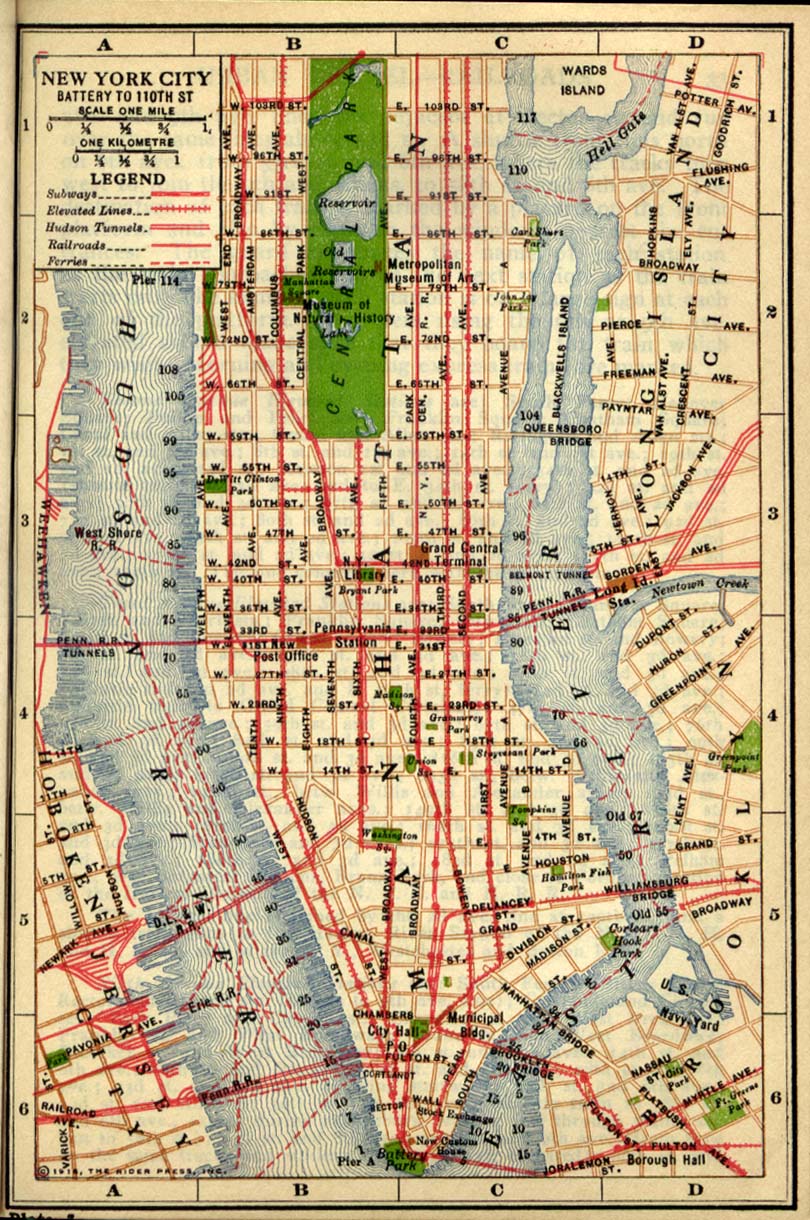 Street Map New York City